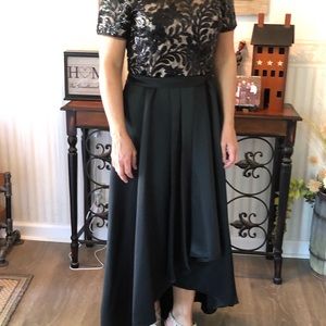 Black lace dress